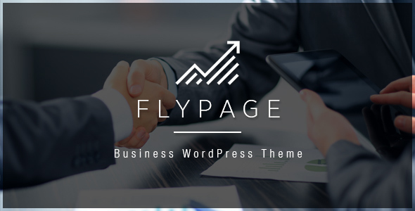 FlyPage – Minimalist Landing Page WordPress Theme