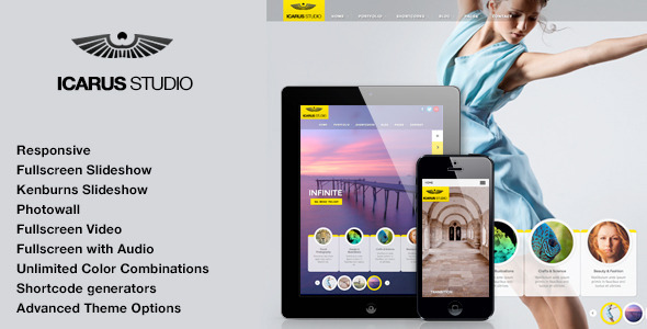 iCarus – Photography Theme for WordPress