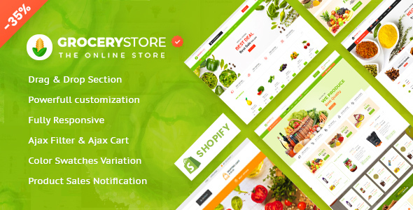 Grocery Store – Vegetable , Organic & Supermarket Responsive Shopify Theme OS 2.0
