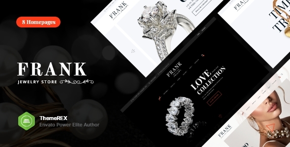 Frank Jewelry Store – Accessories & Watches WordPress Theme
