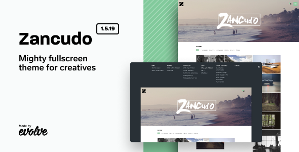 Zancudo – Mighty fullscreen theme for creatives