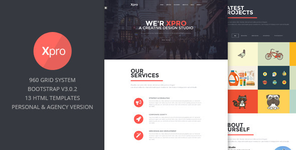 Xpro – Onepage Multipurpose Bootstrap HTML