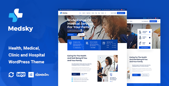 Medsky – Health Medical Clinic WordPress Theme