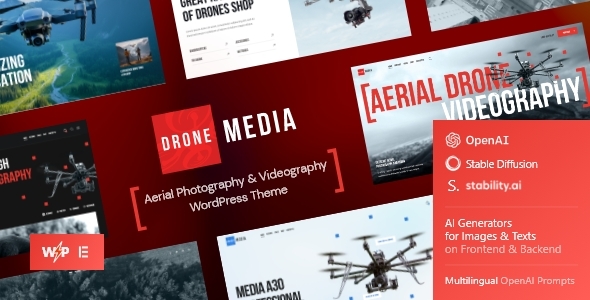 Drone Media – Aerial Photography & Videography Theme
