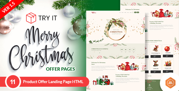 Tryit – Product Offer Landing Pages HTML Template