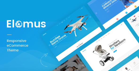 Elomus – Single Product Shop HTML Template