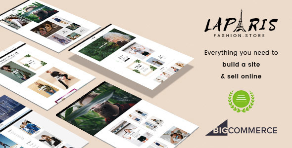 LaParis – Simple Creative Responsive BigCommerce Theme – Stencil Based