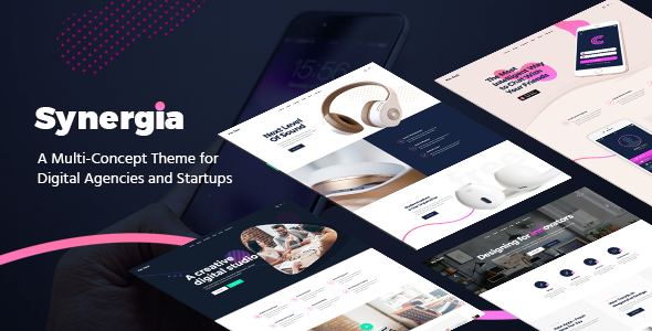 Synergia – Digital Agency WordPress Theme