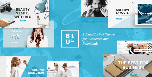 Blu – Beautiful Agency and Business WordPress Theme