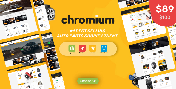 Chromium – Auto Parts Shop Shopify Theme