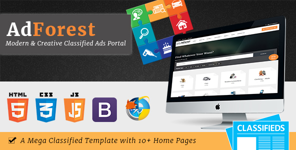AdForest – Largest Classified Marketplace Ads Template + RTL