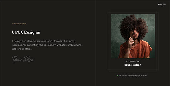 Resumo – Personal Portfolio Template