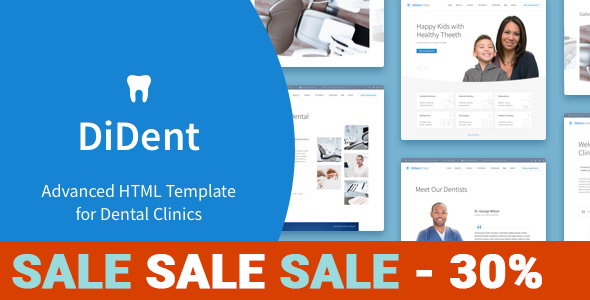 DiDent – Dental Clinic HTML Template