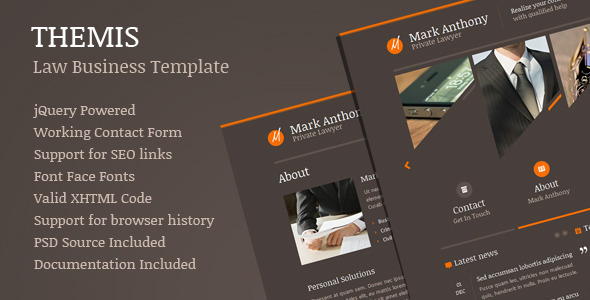 Themis – Lawyer Business Template