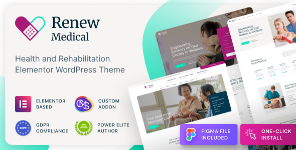 Renew Medical – Physiotherapy & Rehabilitation Clinic Medical WordPress Theme