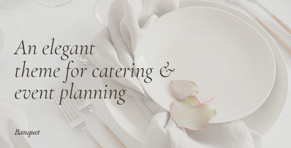 Banquet – Catering and Event Planning WordPress Theme