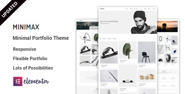 Minimax – Minimal portfolio WordPress Theme