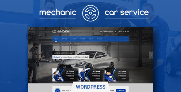 Mechanic – Car Service & Workshop WordPress Theme