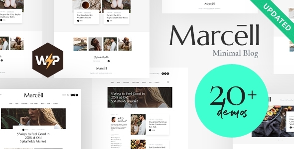Marcell – Personal Blog & Magazine WordPress Theme