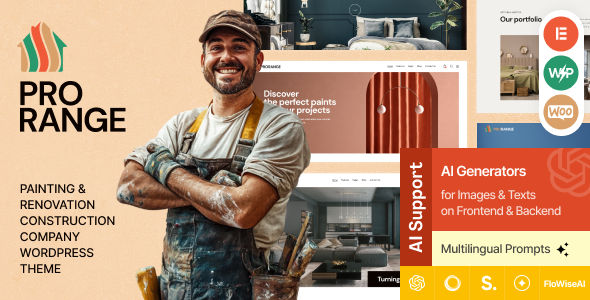 ProRange – Painting & Renovation Construction WordPress Theme