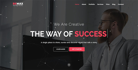 Bemax – One Page Parallax