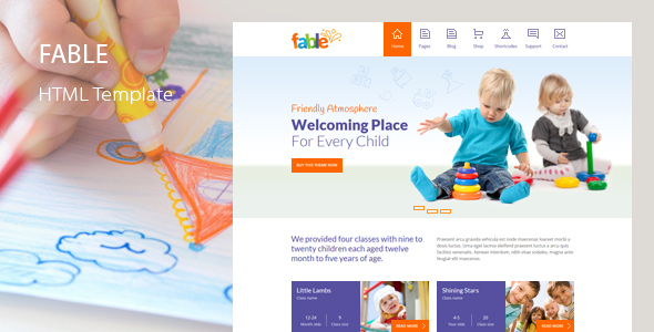 Fable – Children Kindergarten Template