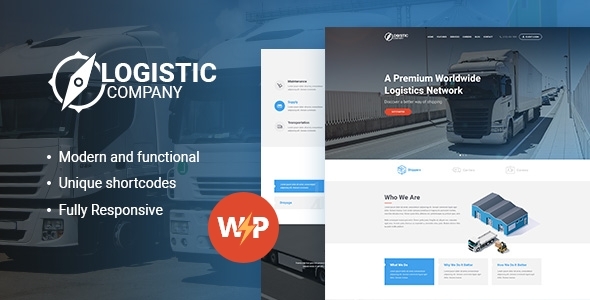 Logistic Company – Transportation WordPress Theme
