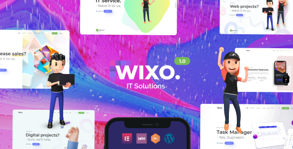 Wixo – App & Saas, IT WordPress Theme