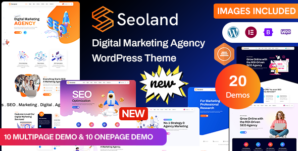 Seoland – SEO And Digital Marketing Agency WordPress Theme