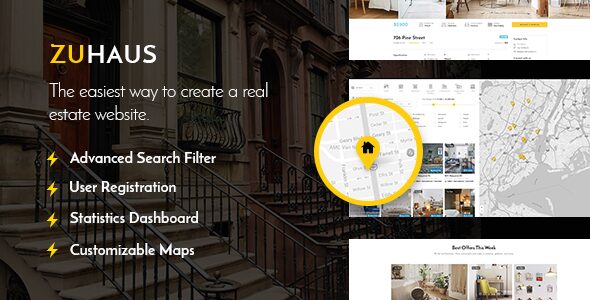 Zuhaus – Real Estate WordPress Theme