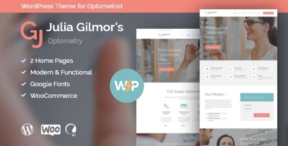 Optometry – Optician, Glasses & Eye Contacts WordPress Theme