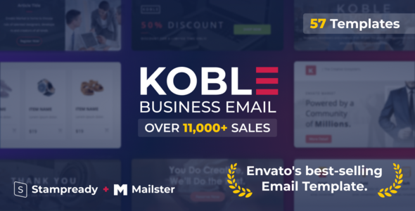 Koble – Business Email Template Sets