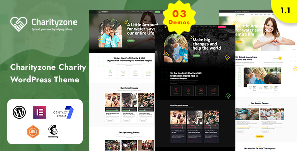 Charityzone – Donation WordPress Theme