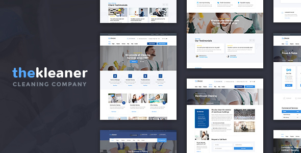 The Kleaner – Industrial Cleaning Company WordPress Theme
