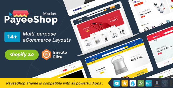 PayeeShop – Shopify Multi-Purpose Theme for Electronics & Gadgets