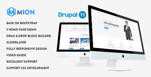 Mion – Responsive Business Service Drupal 11 Theme