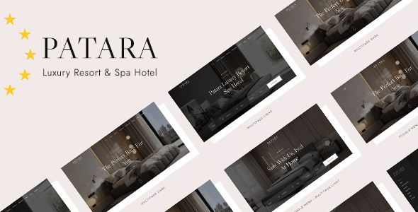Patara – Luxury Resort & Spa Hotel Template