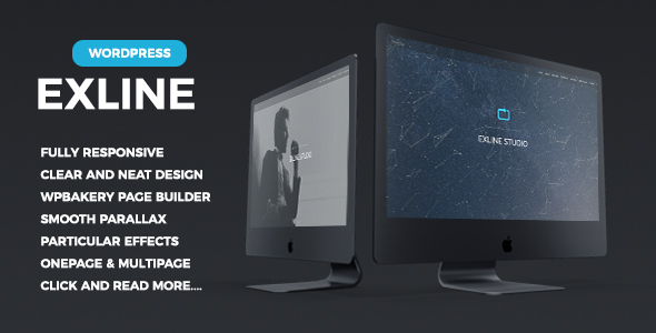 One Page Elementor WordPress Theme – Exline