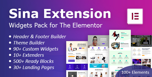 SEFE – Sina Extension for Elementor