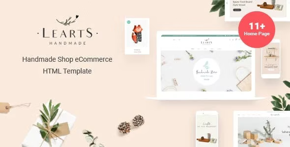Learts – Handmade Shop eCommerce HTML Template