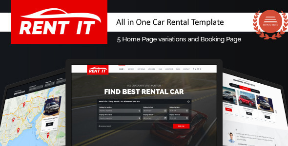 Rent It – Car Rental Bootstrap 5 Template with RTL Support