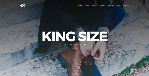 King Size — Creative Portfolio WordPress Theme