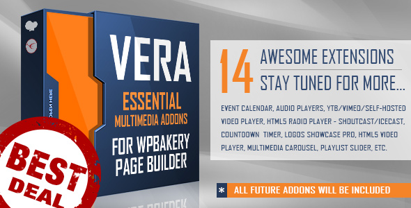 Vera – Essential Multimedia Addons for WPBakery Page Builder