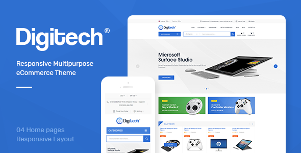 Digitech – Responsive Opencart 3.x Theme