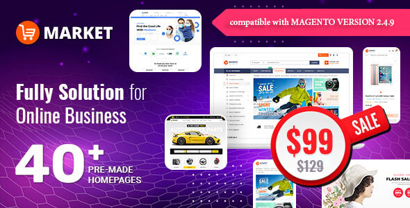Market – Premium and Optimized Magento Theme (40+ Indexes)