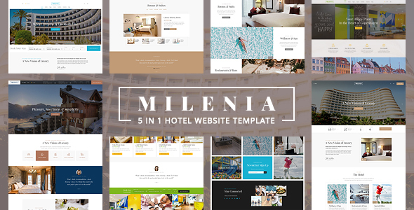 Milenia – Hotel & Resort Website Template