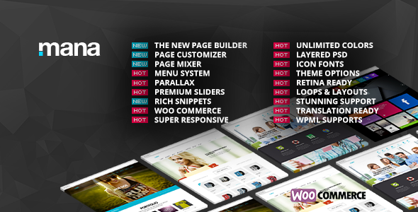 Mana – Responsive Multi-Purpose Theme
