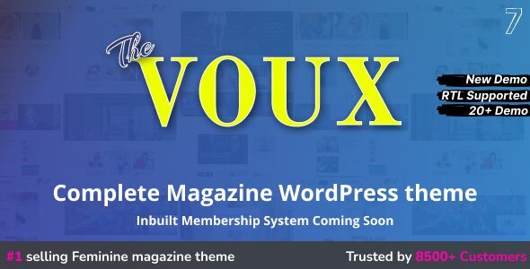 The Voux – A Comprehensive Magazine WordPress Theme