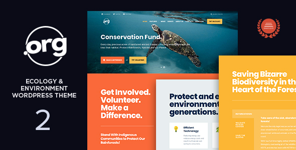 DotOrg – Environmental & Ecology WordPress Theme