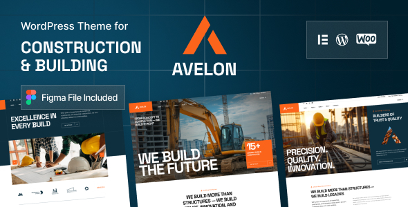 Avelon – Construction & Building WordPress Theme